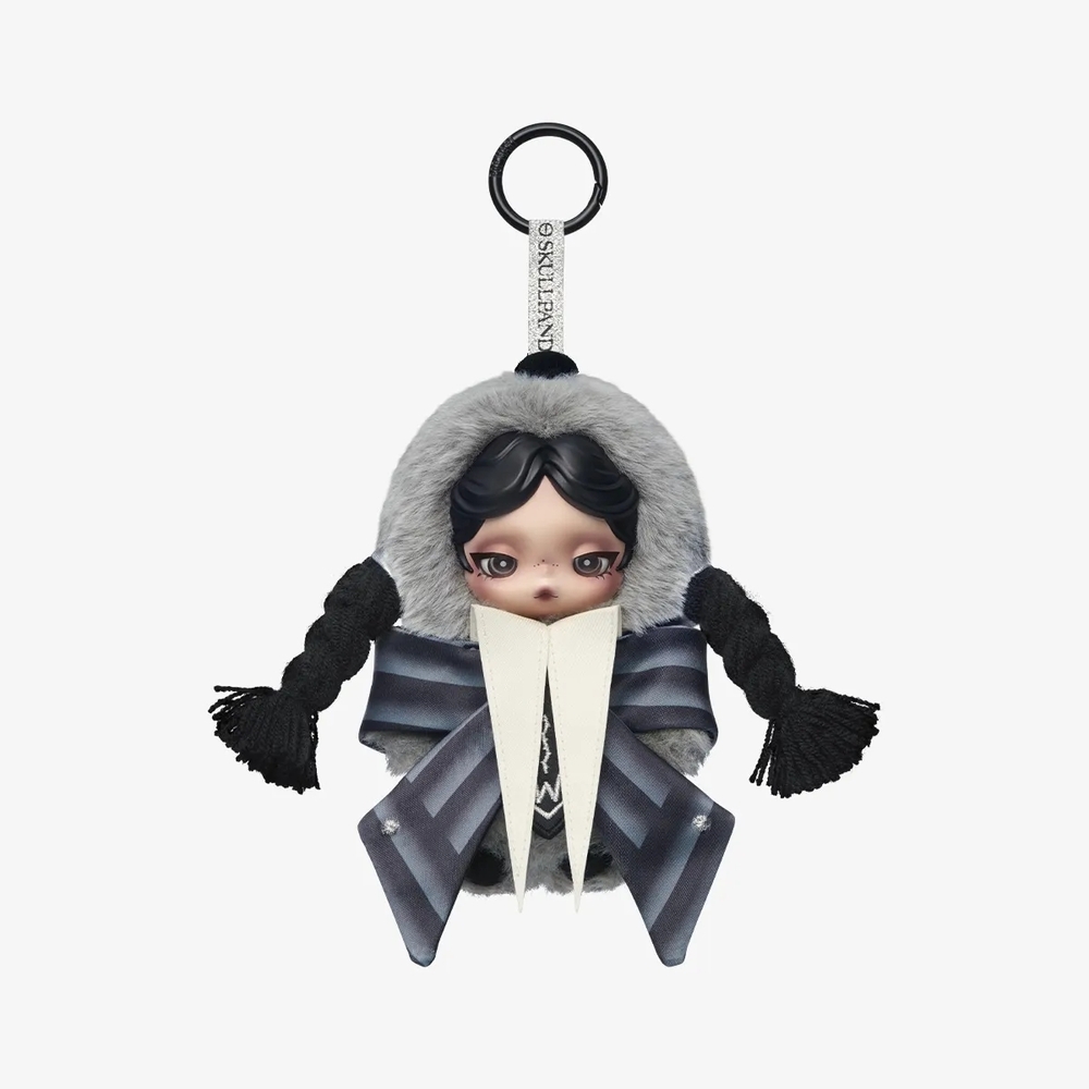 SKULLPANDA × Wednesday Plush (Nevermore Academy Uniform Version)